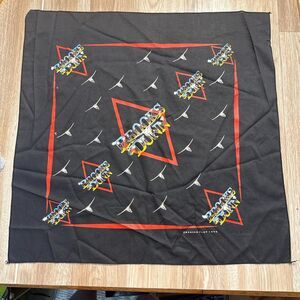 Brooks & Dunn 1992 bandanna w/long horn, vintage, western, biker rodeo cowgirl